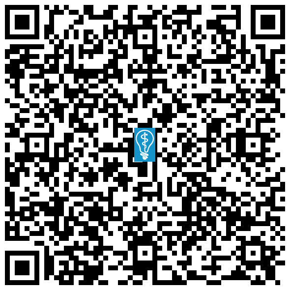 QR code image to open directions to Advanced Dental Center in Whittier, CA on mobile